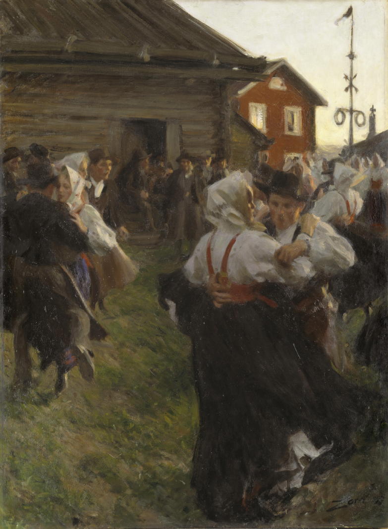 Anders Zorn, Midsummer Dance, 1897 Oil on canvas