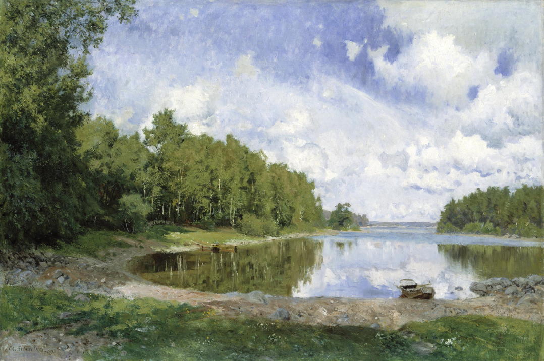 Olof Arborelius, Lake View at Engelsberg, Västmanland, 1893