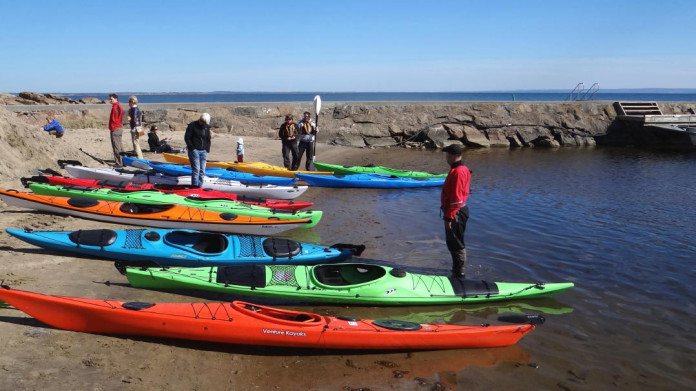 Kayaking in Halmstad in Halland