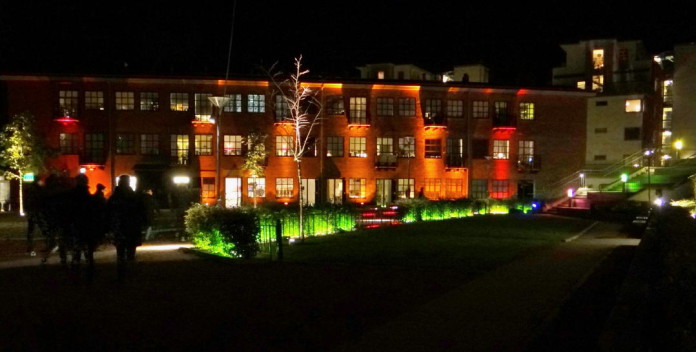 The Lights in Alingsås festival, an urban lighting exhibition in October