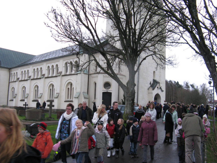 Lindome Church in Mölndal, south of Gothenburg