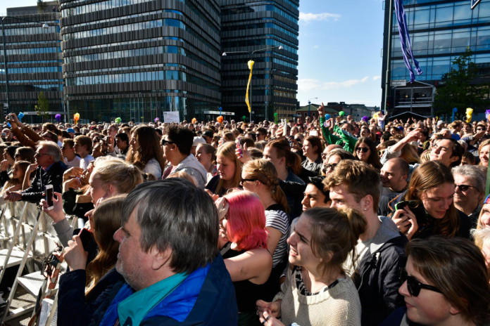 Grand opening of the neighbourhood Malmö Live