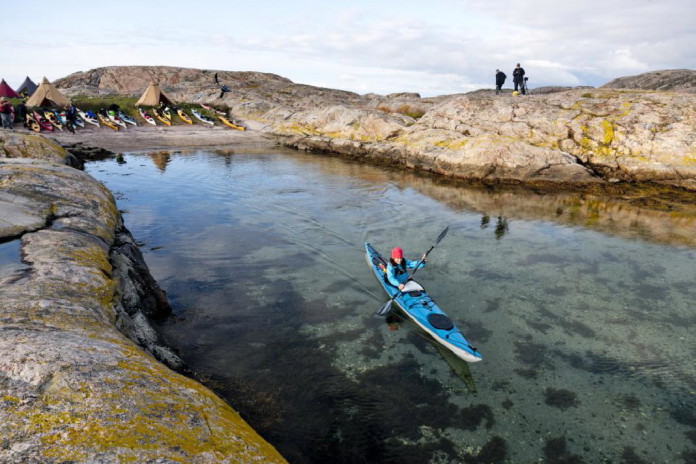 Sea kayaking in Bohuslän