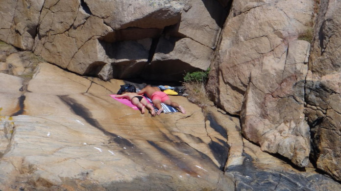 Bathing in Smögen