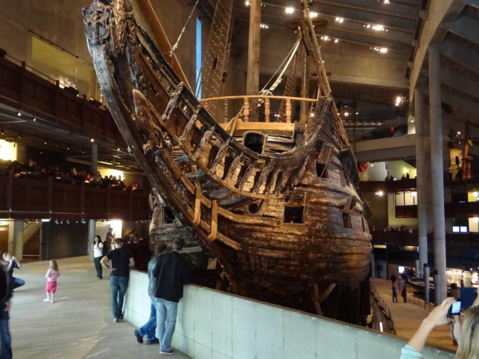 The warship Vasa at the Vasa Museum in Stockholm